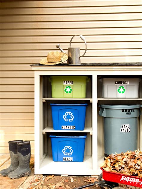 Plastic Recycling Bin Storage Outdoor at Ava Willson blog