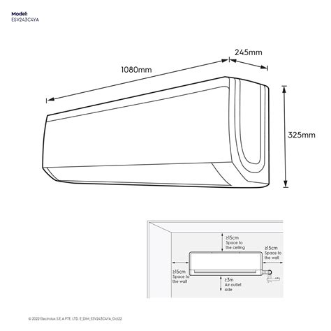 24000 BTU inverter air conditioner - ESV243C4YA | Electrolux Thailand