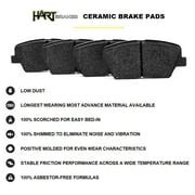 Buy Hart Brakes Front Brakes and Rotors Kit |Front Brake Pads| Brake ...