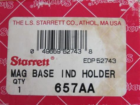 Starrett Magnetic Base w/Attachments, 100 Magnetic Pull (Lb), 1-15/16"W ...
