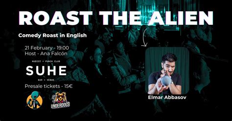 Roast The Alien! Final comedy show, SUHE, Tallinn, 21 February 2025 ...