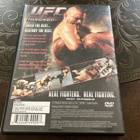 Image result for UFC Throwdown Demo Disc PS2