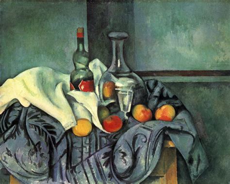 Still life, peppermint bottle (1895) by Paul Cezanne – Artchive