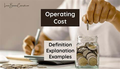 Image result for Operating Costs Examples