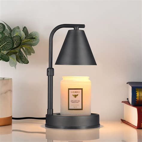Amazon.com: mocosa Candle Warmer Lamp,Adjustable Height Black Metal ...
