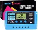 amiciSmart Solar Charger Controller 20A, Intelligent Battery Regulator ...