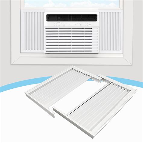Air Jade Window Air Conditioner Side Panels with Frame, Window AC Side ...