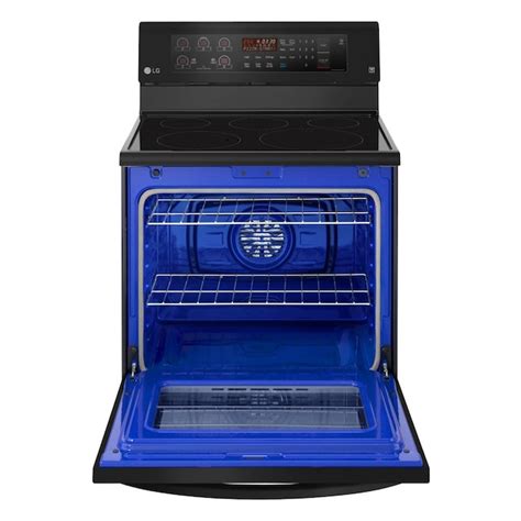 LG Easy Clean 30-in Glass Top 5 Elements 6.3-cu ft Convection Oven ...