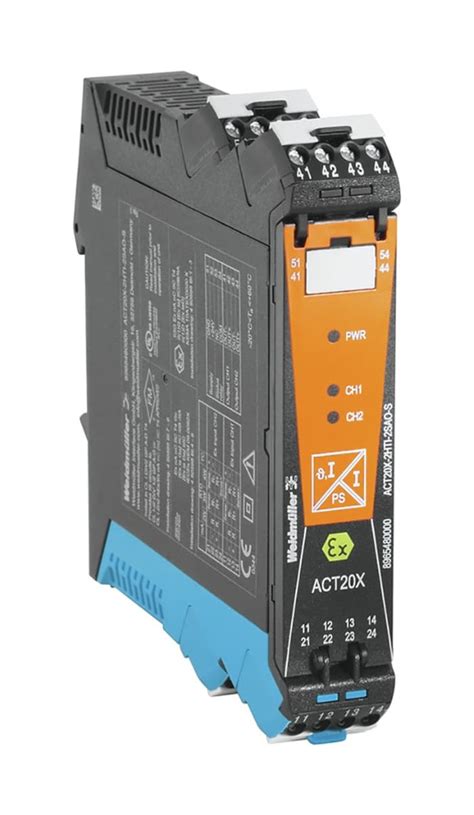 8965460000 Weidmüller | Weidmuller ACT20X Series Signal Conditioner ...