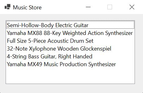C# Form Example LINQ 的图像结果