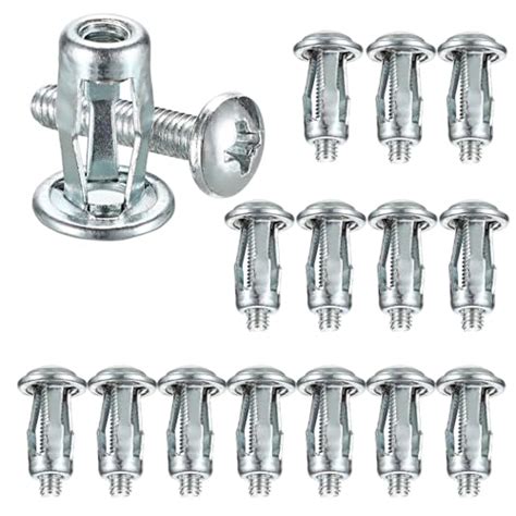 OwnMy 15PCS M4 x 20 Hollow Door Anchors Screws Hollow Wall Anc | Shop ...