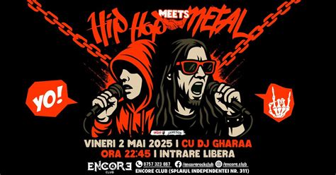 Hip Hop Meets Metal cu DJ Gharaa, Splaiul Independentei 311, 060042 ...