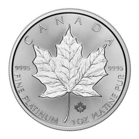 2026 Canadian Platinum Maple Leaf 1 oz BU – .9995 Fine