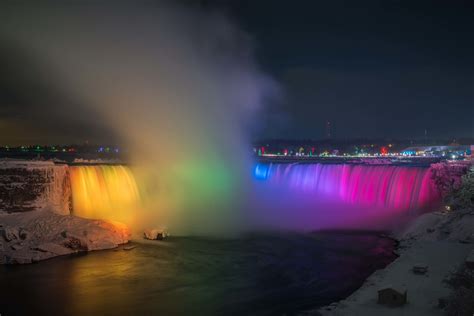 Niagara Falls Light Show - Night Illumination + Schedule