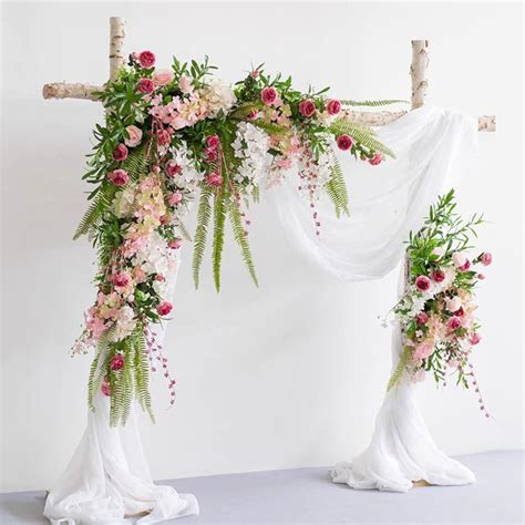 Wedding Arch Flowers Greenery Wedding Arch Spring Wedding Flowers ...