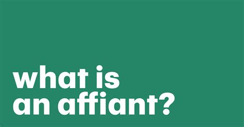 All you need to know about what is an affiant - PandaDoc Notary