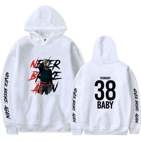 Buy YoungBoy Never Broke Again Hoodie Long Sleeve Women Men's Hoodie ...