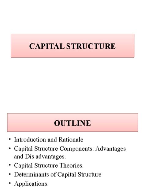 Image result for Examples of Capital Structure