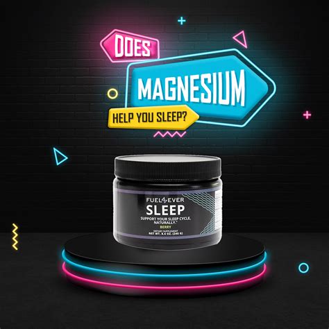 Does Magnesium And Potassium Help You Sleep at Carl Buteau blog