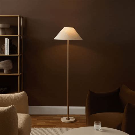 Phoebe Travertine Lamp - Warm, Elegant Lighting | Mocka