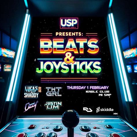 USP Presents: Beats & Joysticks, Kable Club, Manchester, 1 February to ...