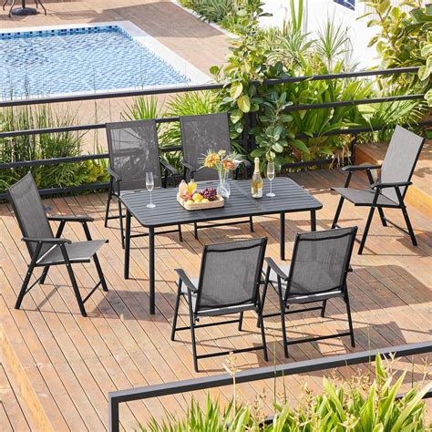 Yaheetech Patio Dining Chairs Set of 4 with India | Ubuy