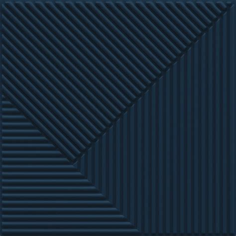 Buy Elevate Fluted 3D Wall Panel (Non-Self Adhesive) - Navy Blue ...