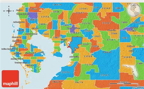Tampa Florida Zip Code Map at Elfriede Kiernan blog