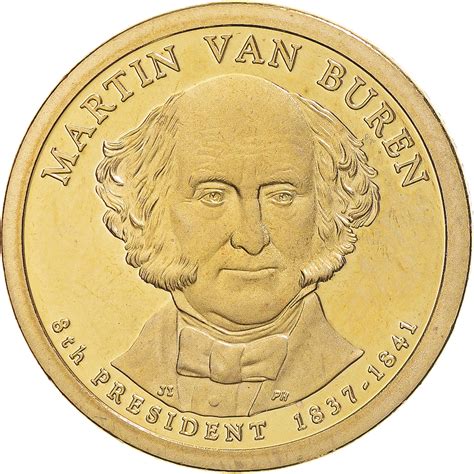 Coin, United States, Martin Van Buren, Dollar, 2008, U.S. Mint, San ...
