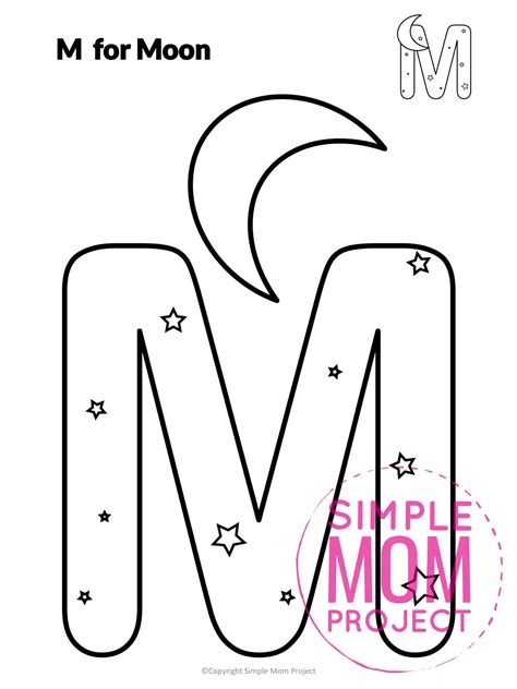Free printable letter m craft template – Artofit