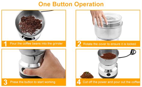 Homeleader Mini Mixer Grinder Small Size - Grinder Machine for Home ...