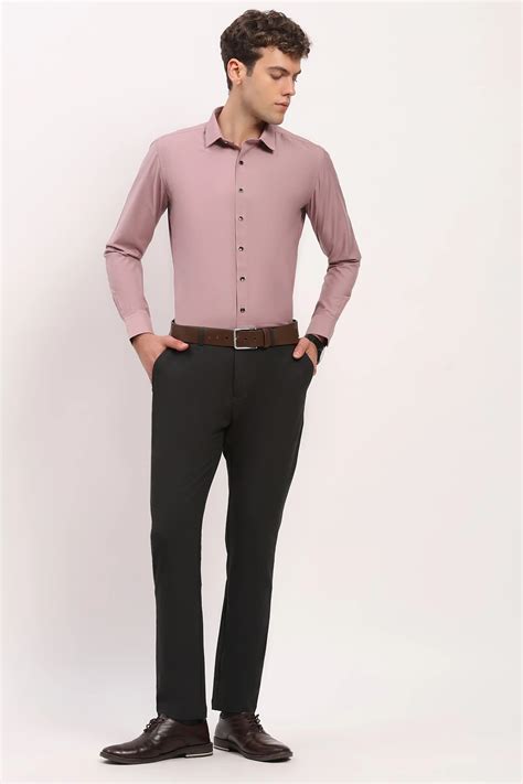 Luxury Mauve Casual Shirt - Stylish Everyday Wear for Modern Comfort