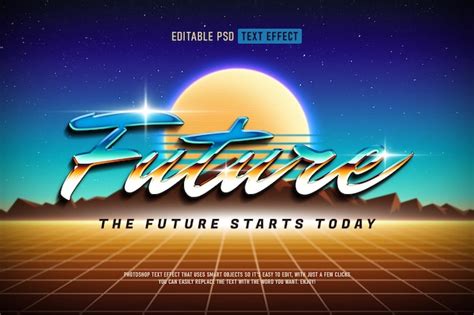 Text Style Retro Future 的图像结果