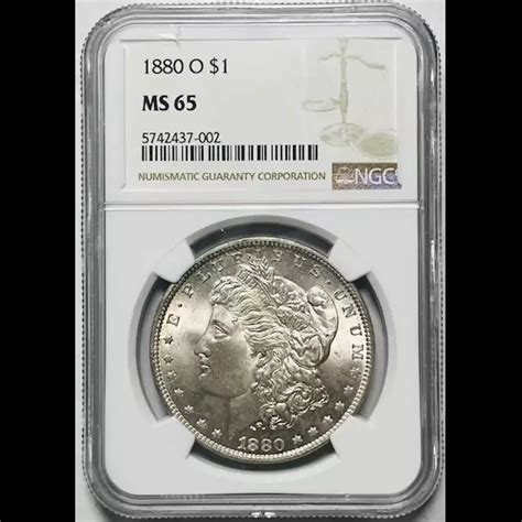 1880-O Morgan Silver Dollar NGC MS-65 White! - Bob Paul Rare Coins