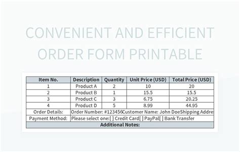 Image result for How to Create a Simple Order Form in Excel