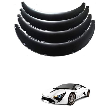 XZRTZ Fender Flares Over Wide Body Wheel Arches Auto Car Kit Mudguards ...