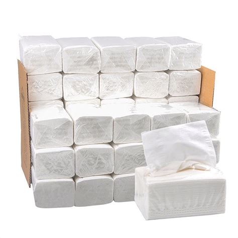 100 PULLS Pulp Facial Tissue Interfolded Paper Towel 3 Ply Soft Toilet ...