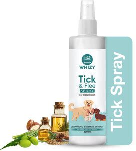 WHIZY Tick and Flea Spray for Dogs | Anti tick Spray for Dog | With ...