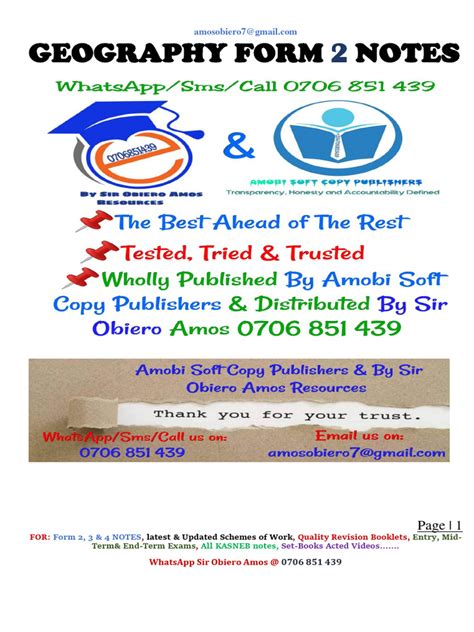 Image result for Geography Form 2 Lesson