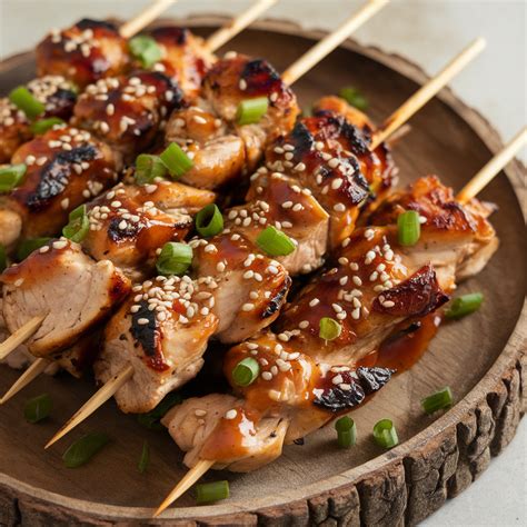 Mouthwatering Keto Teriyaki Chicken Skewers with Sugar-Free Glaze ...