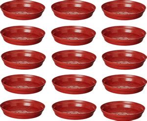 Varshney Gardening round plastic flower pot tray for plant pots Plant ...