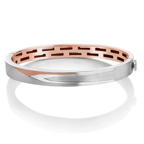 Jewelove™ Bangles & Bracelets Men of Platinum | Platinum & Rose Gold ...