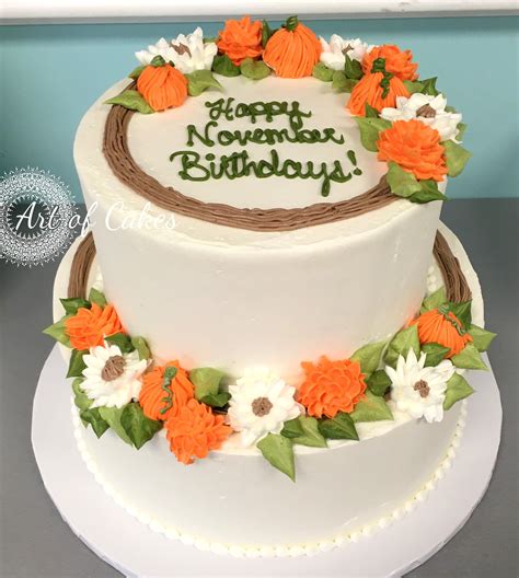 Happy November Birthday Cake