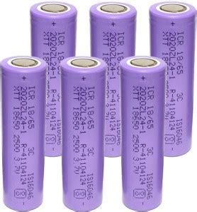 Cryonics India Rechargeable Lithium Ion 18650 Cell 3.7V 2500mAh 3C DIY ...