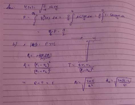 12. (a) for the motion of a particle in an one-dimensional rigid box of ...