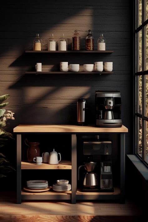 30 Farmhouse Coffee Bar Ideas: Enjoy Your Morning Brew in Style!