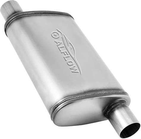 ALFLOW 2.5 inch Exhaust Muffler,Straight-Through Performance Race ...