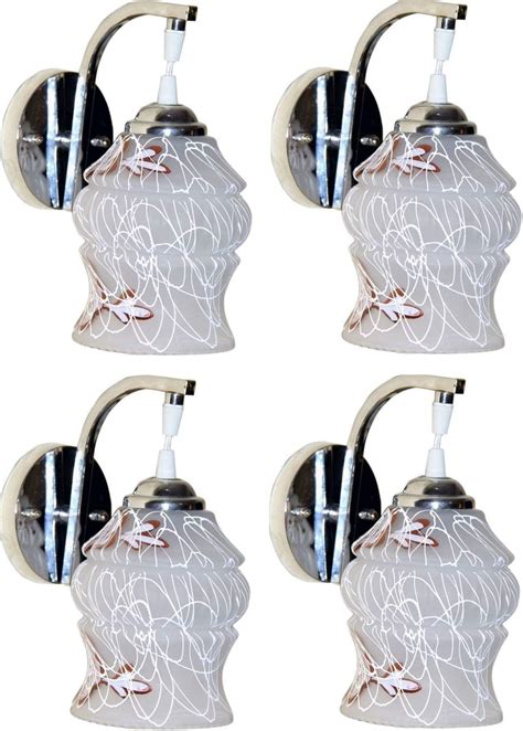 Royal Glass Fancy Light Wall lamp with Metal Fitting and All Fixture ...