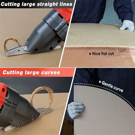 Buy SHALL Fiber Cement Siding Shear, 4.8-Amp Hardie Board Cutter with ...