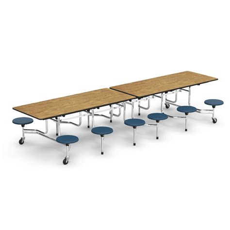 Mobile Bench and Stool Tables with 12 Stools - Educational Furniture ...